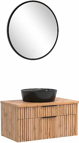 welltime Badmöbel-Set »Welltime, Carlton Waschtisch-Set, 80 oder 120 cm, ge günstig online kaufen