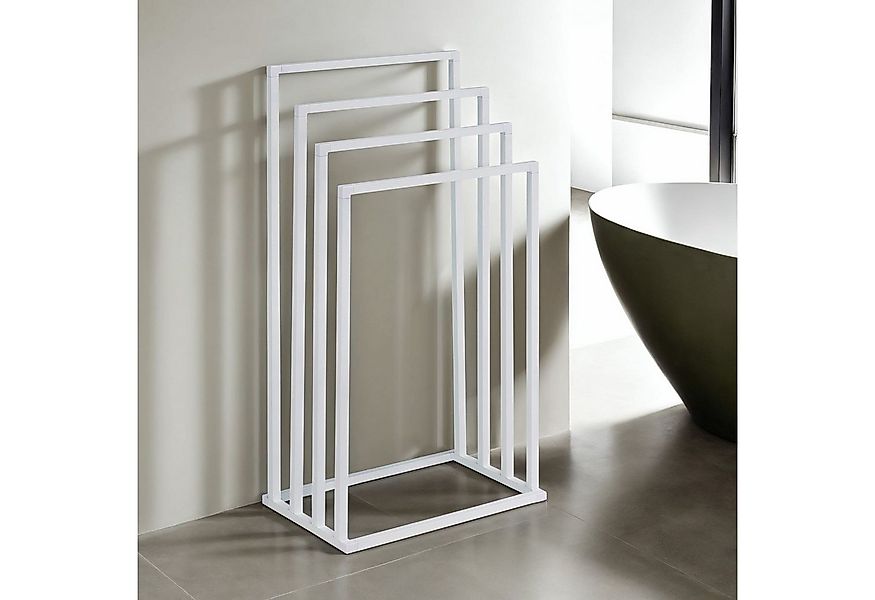 IDIMEX Handtuchständer SENZA, Handtuchständer mit 4 Stangen aus Metall pulv günstig online kaufen