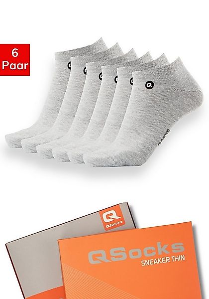 QOLONIA Sneakersocken Dünne Sneaker Socken – Baumwollsocken für Sommer & Sp günstig online kaufen