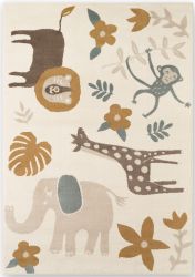 HANSE Home Kinderteppich "Animal Safari" rechteckig 8 mm Höhe Spielteppich, günstig online kaufen