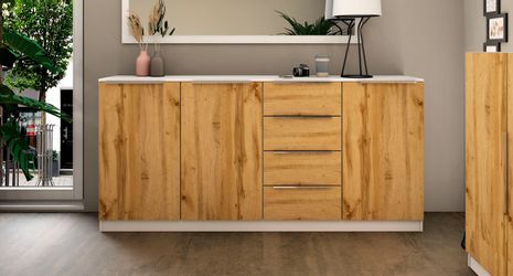 borchardt Möbel Highboard "Oliva" Breite ca. 200 cm günstig online kaufen