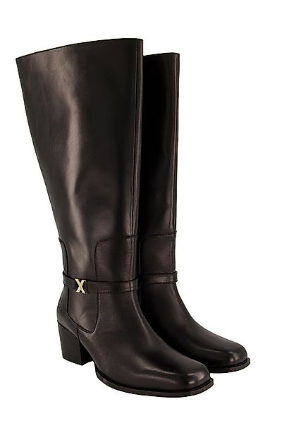 Ulla Popken Lederstiefel XXL-Schaft Fleecefutter Weite H Stiefel günstig online kaufen