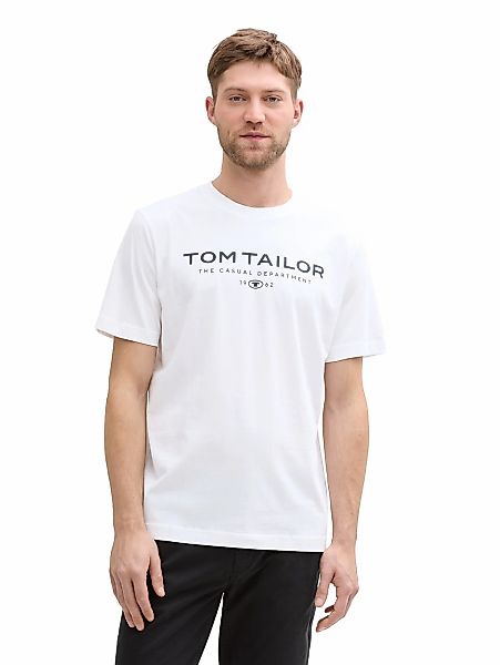 TOM TAILOR T-Shirt Sommershirt mit Frontprint günstig online kaufen