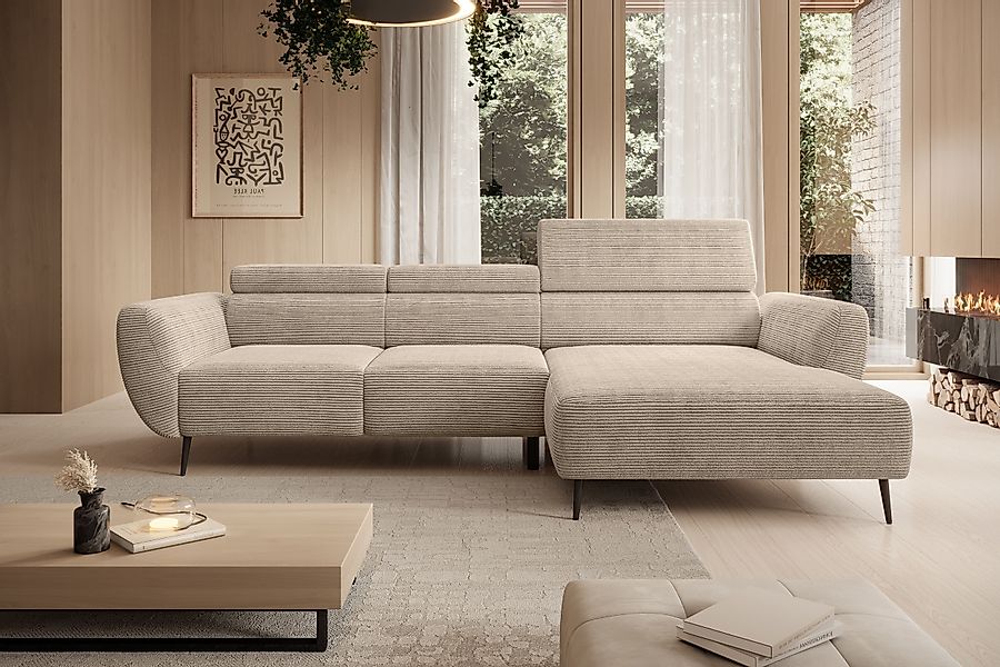 WERK2 Ecksofa Alisson, mit elektrischer Sitztiefenverstellung, günstig online kaufen