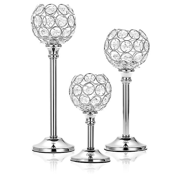 Coonoor Kerzenständer 3er-Set Kerzenhalter, vintage, Teelichthalter günstig online kaufen