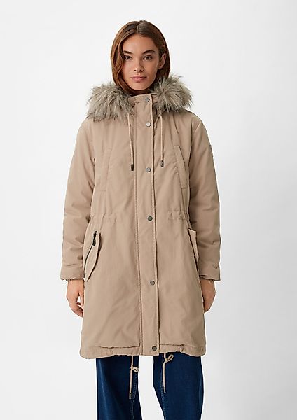 comma Winterjacke Outdoor-Mantel Parka mit abnehmbarem günstig online kaufen