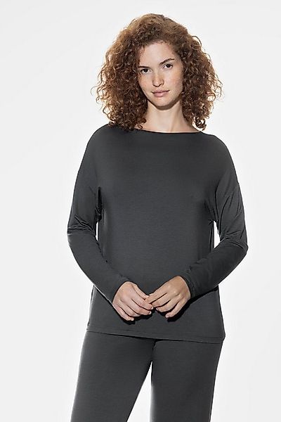 Mey Pyjamaoberteil Damen Serie Pure Chic Uni (1-tlg) günstig online kaufen