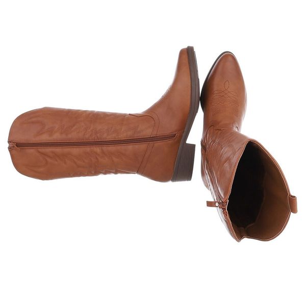 Ital-Design Elegante Damen-Stiefel mit Kunstvollem Design günstig online kaufen