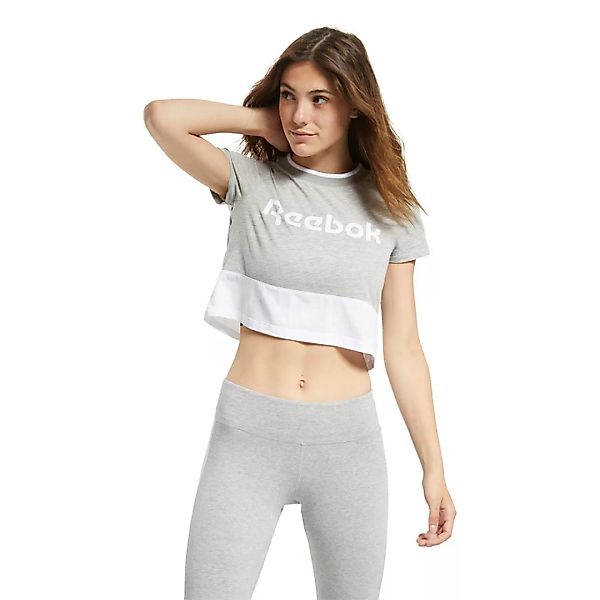 Reebok Training Essentials Linear Logo Crop Kurzärmeliges T-shirt M Medium günstig online kaufen