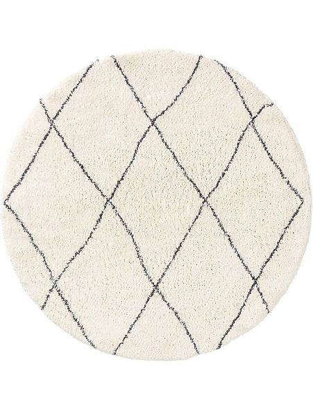 benuta Hochflor-Teppich Benno, rund, Höhe: 21 mm, Kunstfaser, Berber, Ethno günstig online kaufen
