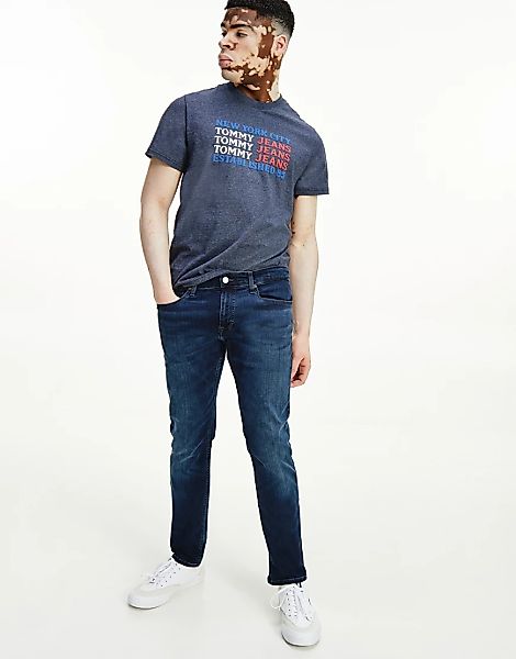 Tommy Jeans – Scanton – Jeans mit schmalem Schnitt in dunkler Vintage-Wasch günstig online kaufen