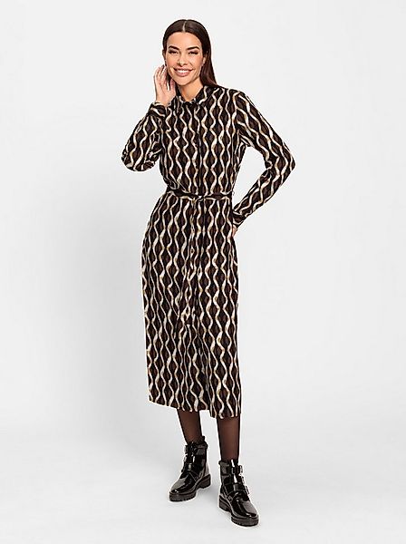 heine Etuikleid Druck-Kleid Langarm günstig online kaufen