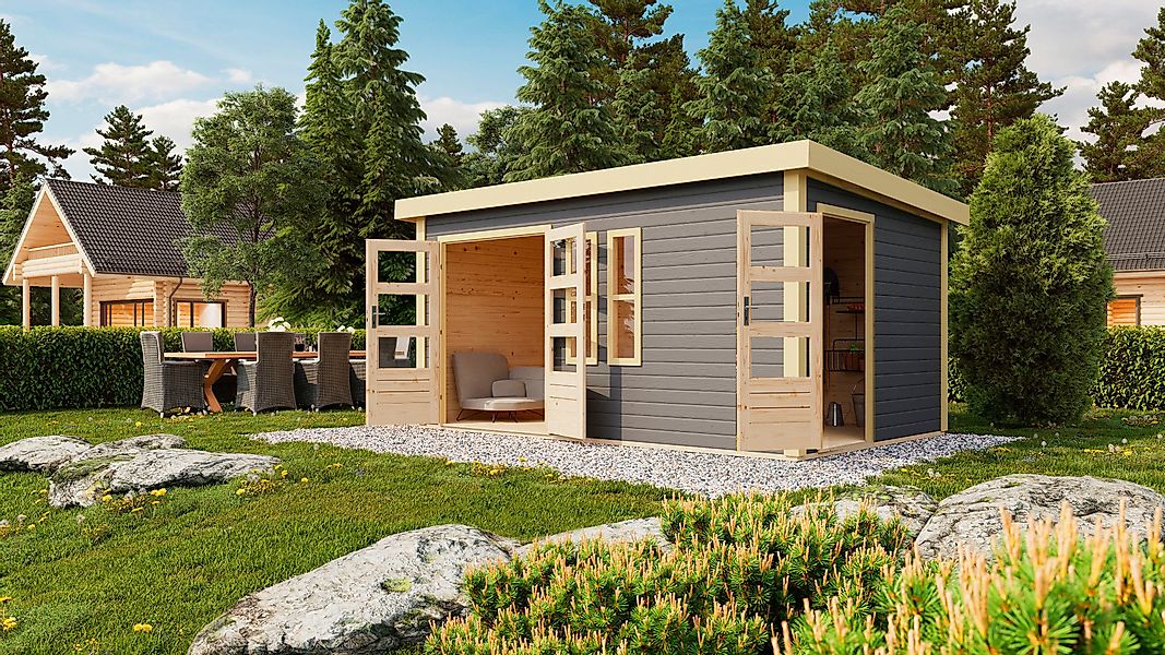 Karibu Gartenhaus Prenzlau, BxT: 458x302 cm günstig online kaufen