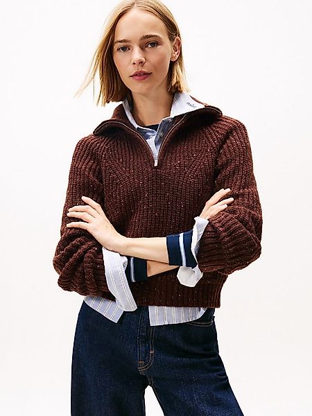Tommy Jeans Troyer TJW NEP 1/4 ZIP SWEATER günstig online kaufen