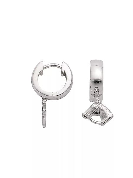 Adelia´s Paar Ohrhänger "925 Silber Ohrringe Creolen Pferd Ø 10,9 mm", Silb günstig online kaufen