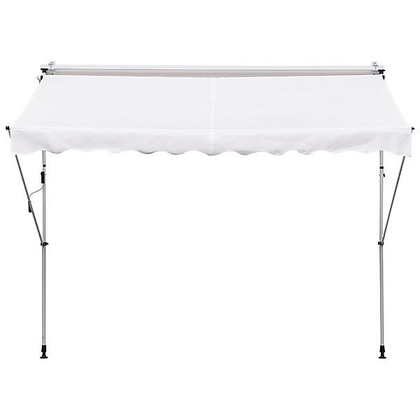 Outsunny Markise 3x1,5 m mit ausziehbarem Arm, Sonnenschirm-Markise im Frei günstig online kaufen
