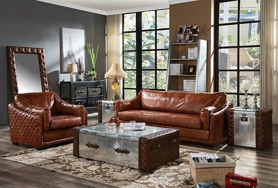 JVmoebel Sofa, Chesterfield Sofagarnitur Polster Couch Sitzer günstig online kaufen