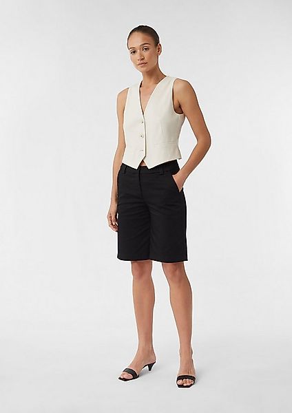 comma Shorts Bermuda Bermuda-Shorts aus Baumwollmix günstig online kaufen