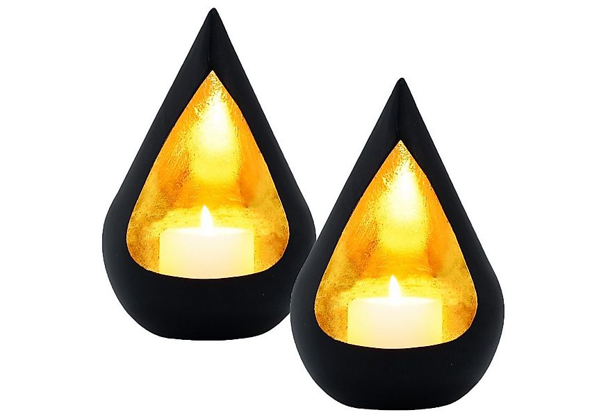 Marrakesch Orient & Mediterran Interior Teelichthalter 2er Set Orientalisch günstig online kaufen