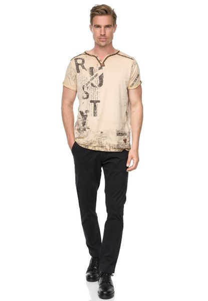 Rusty Neal T-Shirt im Used-Look günstig online kaufen