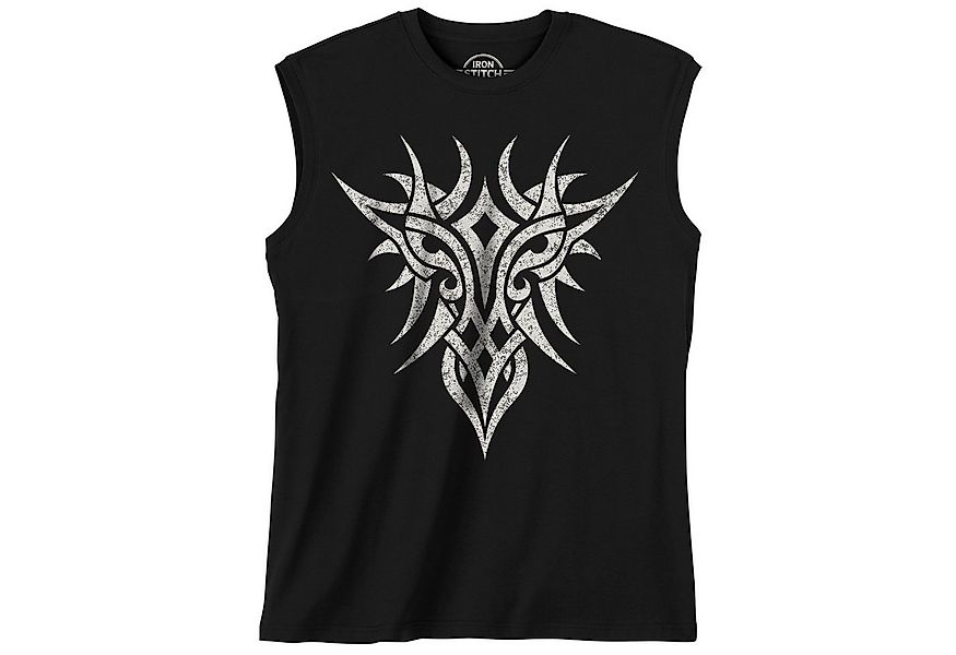 Iron Stitch Muscleshirt Iron Stitch Muskelshirt Übergrößen schwarz Tribal günstig online kaufen