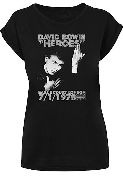 F4NT4STIC T-Shirt "David Bowie Earls Court Heroes", Print günstig online kaufen