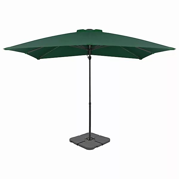 Sonnenschirm Mit Schirmständer Grün günstig online kaufen
