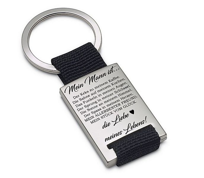 Lieblingsmensch Schlüsselanhänger Mein Mann - ein tolles Geschenk &Glücksbr günstig online kaufen