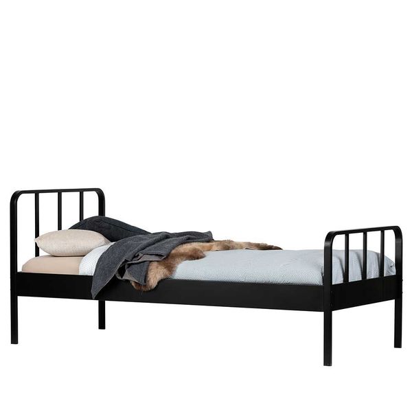 Metallbetten schwarz Retro mit 42 cm Einstiegshöhe 28 cm Bodenfreiheit günstig online kaufen