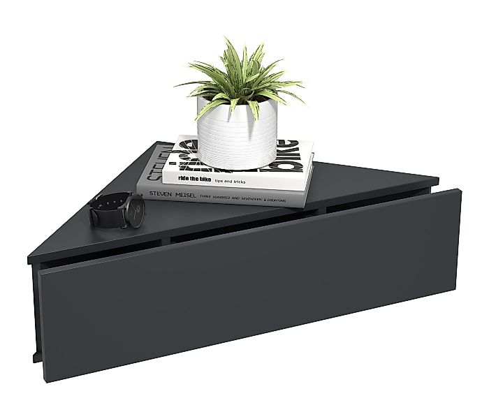 VCM Nachttisch Holz Wandschublade Eckregal Nachttisch Usal S, Pflegeleicht günstig online kaufen