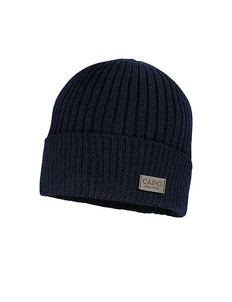 CAPO Strickmütze Strickmütze, Wolle Rippstrick (1-St) Merinowolle günstig online kaufen