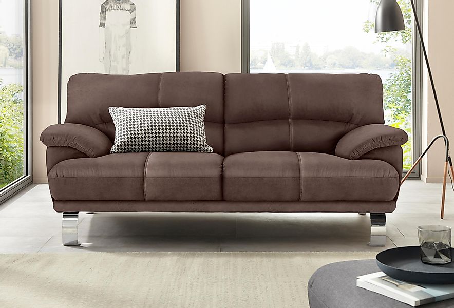 TRENDMANUFAKTUR 3-Sitzer "Cecilia II, mit italienischem Design, tollen Deta günstig online kaufen