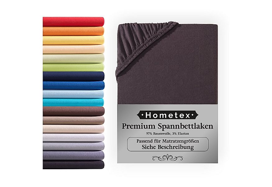 Hometex Premium Textiles Spannbettlaken Premium Boxspringbett Spannbetttuch günstig online kaufen