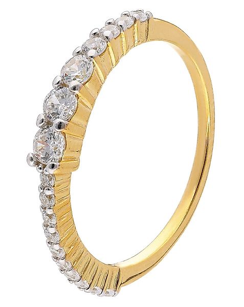 trendor Goldring Gold 333/8K Zirkonia- günstig online kaufen