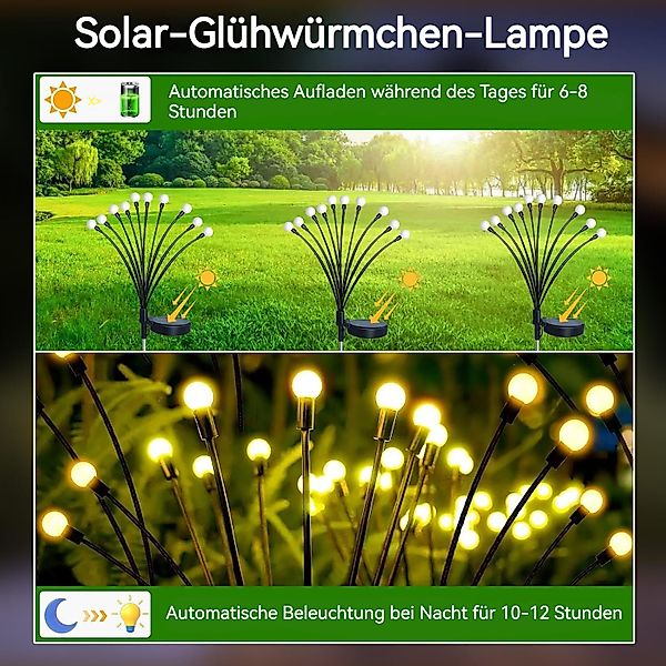 BlingBin LED Solarleuchte 2 Stück 10 günstig online kaufen
