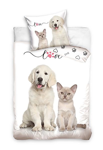 Carbotex Bettwäsche Hunde Dogs Bettwäsche 135 günstig online kaufen