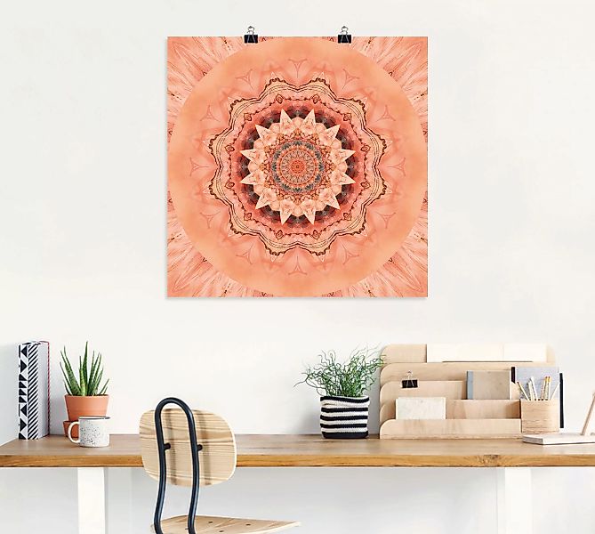 Artland Wandbild "Mandala Barmherzigkeit", Muster, (1 St.), als Leinwandbil günstig online kaufen