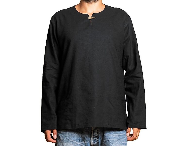 PANASIAM Langarmhemd Fischerhemd T01 aus hochwertiger Baumwolle für Herren günstig online kaufen