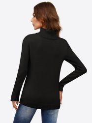 Imily Bela Sweater Damen Rollkragenpullover mit günstig online kaufen