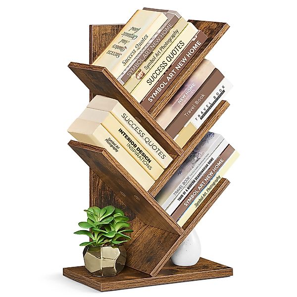 VASAGLE Bücherregal, Baumform, Standregal 5 Ebenen, günstig online kaufen