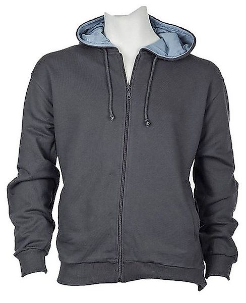 Dave's Sweatjacke Sweatjacke dunkelgrau DAVE´S Übergröße günstig online kaufen