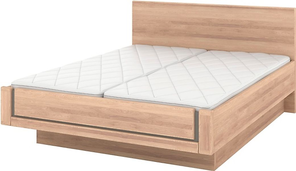 Musterring Holzbett »Sorrent, Bettgestell, Bettrahmen, teilmassiv Eiche«, ( günstig online kaufen