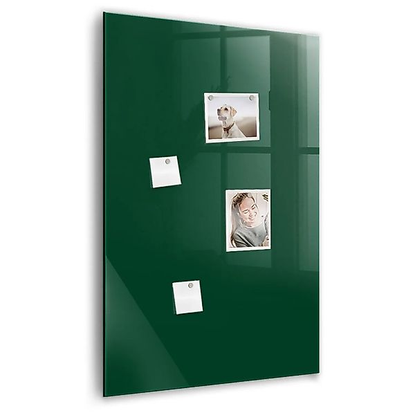 Tulup Glas Magnettafel Farbe Flaschengrün 60x90 cm Magnettafel Zum Beschrif günstig online kaufen