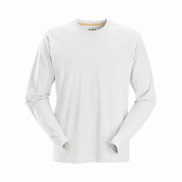 Snickers Workwear Longsleeve Snickers AllroundWork langarm T-Shirt weiß günstig online kaufen