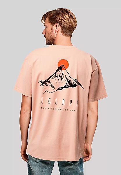 F4NT4STIC T-Shirt "Oversize Escape Discover the World Mountain", Premium Qu günstig online kaufen