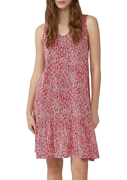 s.Oliver Jerseykleid Sommerkleid mit All-Over Print und Volant, legere Pass günstig online kaufen