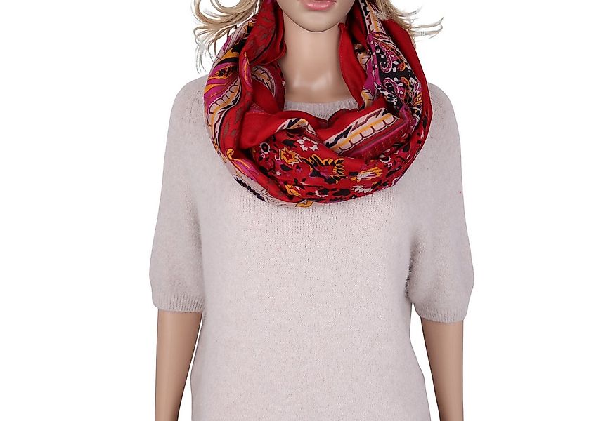 MIRROSI Loop Damen Schal Weich aus 100% Viskose Groß, (ca. 180x90cm Zweimal günstig online kaufen