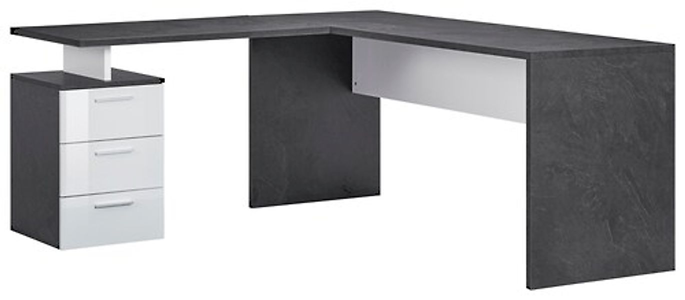 INOSIGN Eckschreibtisch »New Selina«, Schreibtisch, Schubkästen, mit oder o günstig online kaufen