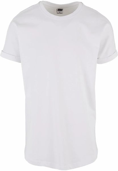 URBAN CLASSICS T-Shirt "Urban Classics Herren Long Shaped Turnup Tee" 1 Stk günstig online kaufen