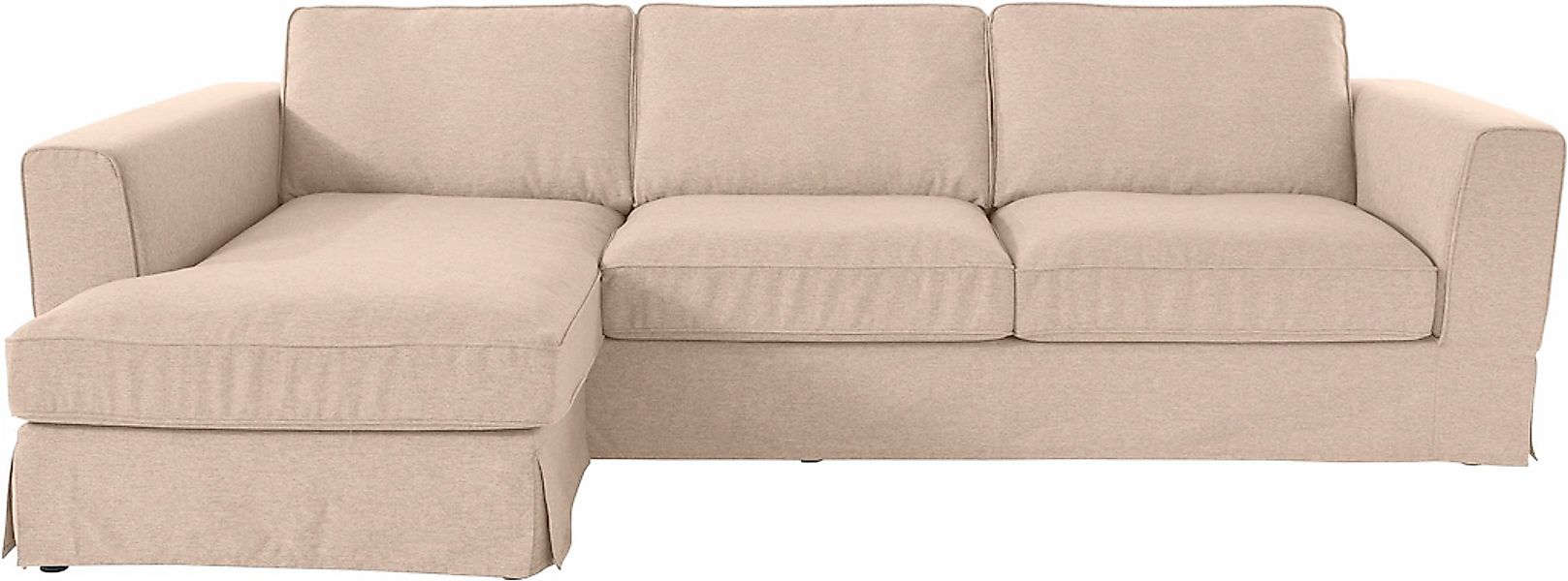 Timbers Ecksofa "Vintage L-Form", 3-Sitzer Polsterecke im Landhausstil, mit günstig online kaufen